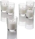 WGV Tea Light Votive Candle Holder 2x2.4, Clear Tiny Utility Cylinder Glass Vase, Small Planter Terrarium for Home Accent Decor, 24 Pieces