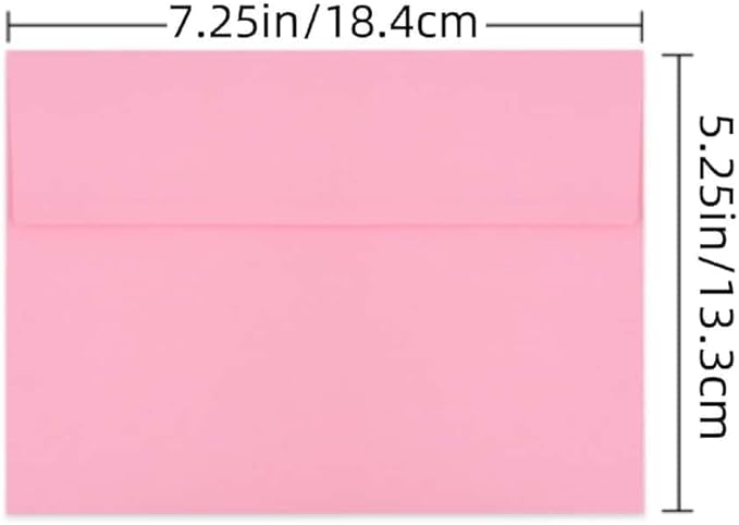 A7 Invitation Envelopes - Peel & Press - 24lb Heavy Duty Envelopes for Wedding Baby Shower Birthday Invitations - 5 1/4" x 7 1/4" (Pastel Blue, 50)