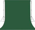 Dark Green Photography Backdrop for Photoshoot, Photo Backdrop Curtain, Perfect Dark Green Backdrops for Party Portrait Photoshoots Video Studio 10FTx10FT