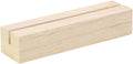 UNIQOOO 20 Pack Modern Sign Holders for Acrylic | Wood Table Number Display Stands | Place Card Holder, Photo Stand, Perfect for Retail Shop, Cafe Bar, Wedding Dinner Party and Events Decoration