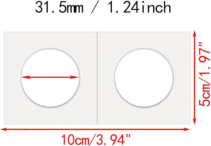200 PCS Premium Cardboard Coin Flips 2 x 2 inch Coin Collection Supplies for Half Dollar, Mylar Coin Flips Coin Holders for Collectors (Half Dollar Coin Flips)