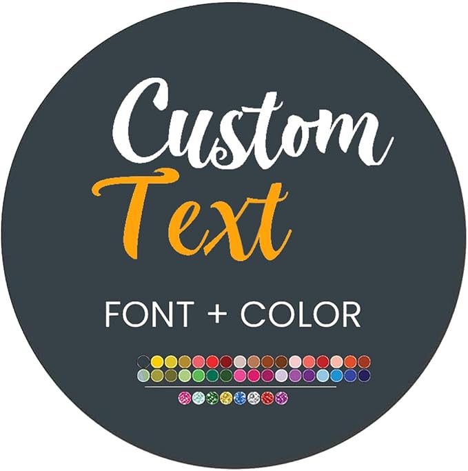 Custom Stickers for Weddings, Birthdays & Businesses - Personalized Labels with Your Logo - Waterproof, Fade and Heat Resistant - Pack of 100-1000 (Custom Text, 1.5 Inch)