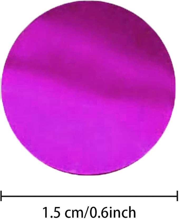 Purple Foil Confetti,Round Dots Glitter Table Confetti,Sparkling for Party Decorations(1.76 OZ)