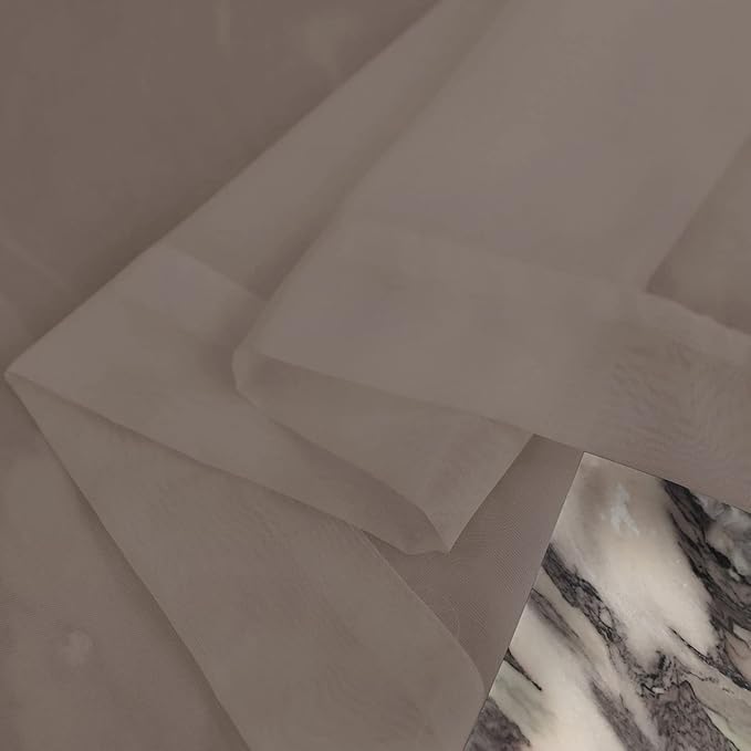 Window Light Grey Sheer Curtains 48 Inches Width 160 Inches Long 2 Panels Sheer Curtains Clear Curtains Basic Rod Pocket Panel for Home Living Room Bedroom Kids Room Yard Patio Parlor Sliding