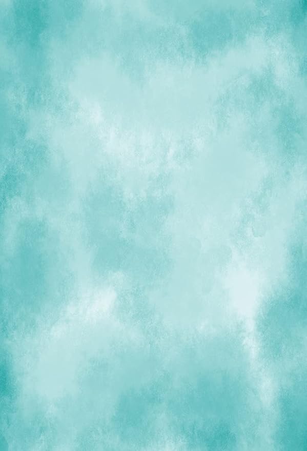 8x10ft Aqua Abstract Solid Photography Backdrops Gradient Portrait Photo Booth Background for Photographyer