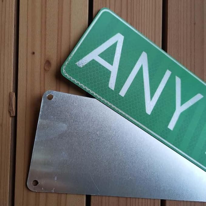 Custom Signs Outdoor Metal, Personalized Street Sign for Home Bar Room Decor, Fade Resistant .040 Aluminum, 4x18 Inches Indoor/Outdoor Use