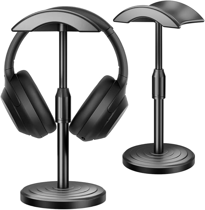 Headphone for Desk Hanger Holder Organizer Keeper Racks Storage Mount Gaming Headset Stand Premium Functional Craftmanship Headset Stand (Plastic)