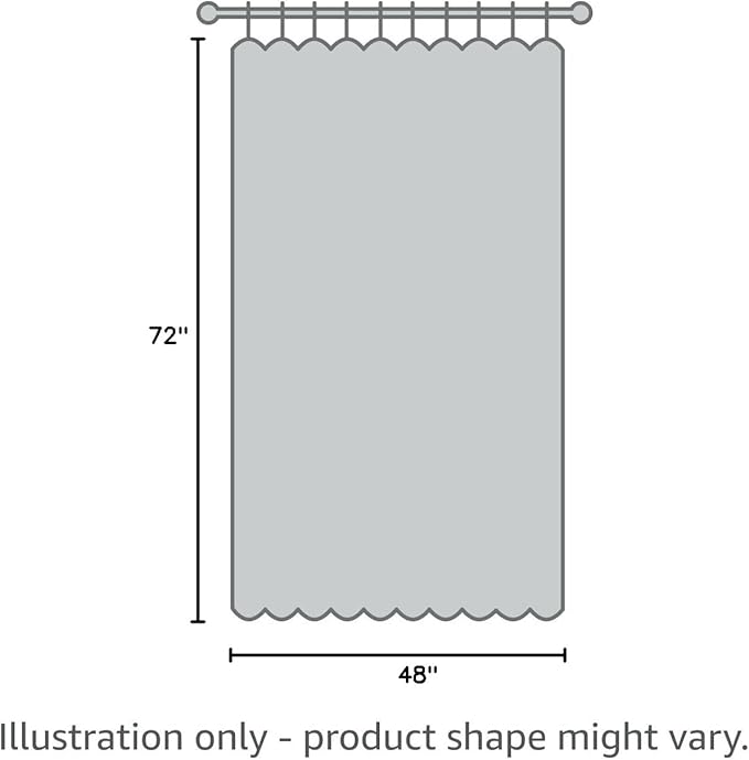 Window White Sheer Curtains 48 x 72 Inches - 2 Panels Clear Basic Rod Pocket for Home, Living Room, Bedroom, Kids Room