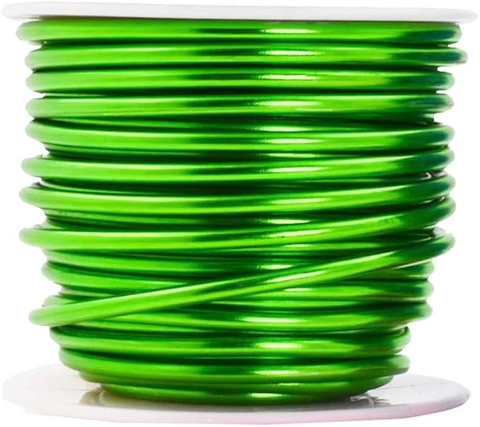 Mandala Crafts 10 Gauge Anodized Aluminum Craft Wire for Jewelry Making - 128 FT Colored Flexible Rainbow Wire - Bendable for Bonsai Armature Crafting Sculpting
