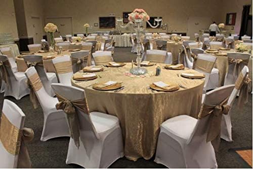 Obstal 10 PCS Burgundy Satin Chair Sashes Bows for Wedding Reception- Universal Chair Cover Back Tie Supplies for Banquet, Party, Hotel Holiday Event Decorations
