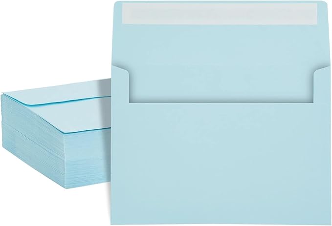 A7 Invitation Envelopes - Peel & Press - 24lb Heavy Duty Envelopes for Wedding Baby Shower Birthday Invitations - 5 1/4" x 7 1/4" (Pastel Pink, 250)