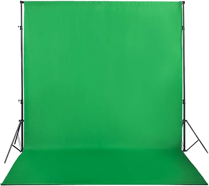Green Screen Backdrop 5x7ft Photo Backdrop Chromakey Muslin Portrait Green Backdrop for PS Keying/Video Creation/Studio Portrait Shoots