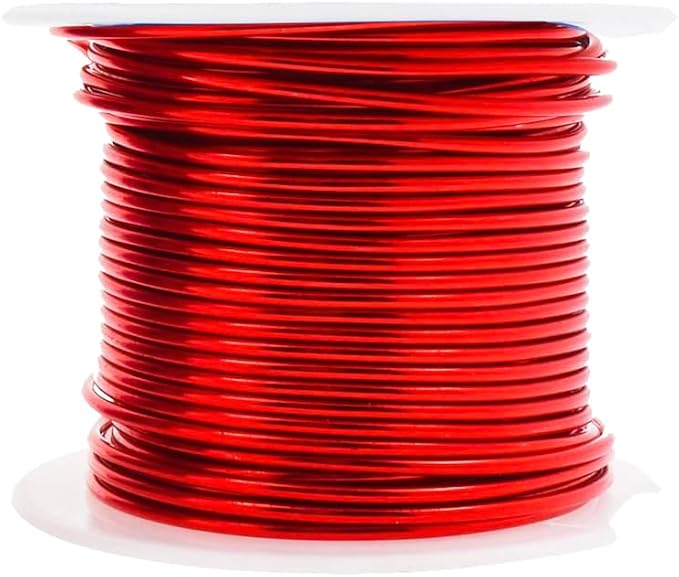 Mandala Crafts 16 Gauge Anodized Aluminum Craft Wire for Jewelry Making - 400 FT Colored Flexible Rainbow Wire - Bendable for Bonsai Armature Crafting Sculpting