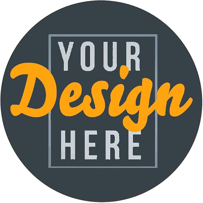 Custom Stickers for Weddings, Birthdays & Businesses - Personalized Labels with Your Logo - Waterproof, Fade and Heat Resistant - Pack of 100-1000 (Custom Image, 4 Inch)