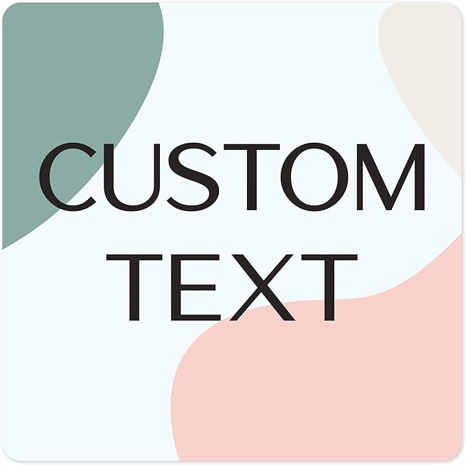 Custom Sign, Custom Street Sign, 11 Font Colors, 13 Font Styles, 4 Hole Options, 22 Sizes, 18x18 Inches, Rust Free DiBound, Fade Resistant, Made in USA by My Sign Center (Minimalist)