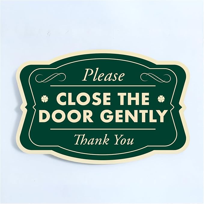 Personalized Aluminum Outdoor Metal Signs, Custom Green 14x10 Driveway Sign, Waterproof USA Made