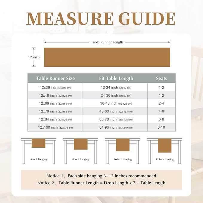 2 Pack Black Long Table Runner 12 x 108 Inch Solid Color Farmhouse Runners Coffee Table Dresser for Daily Party Home Decoration