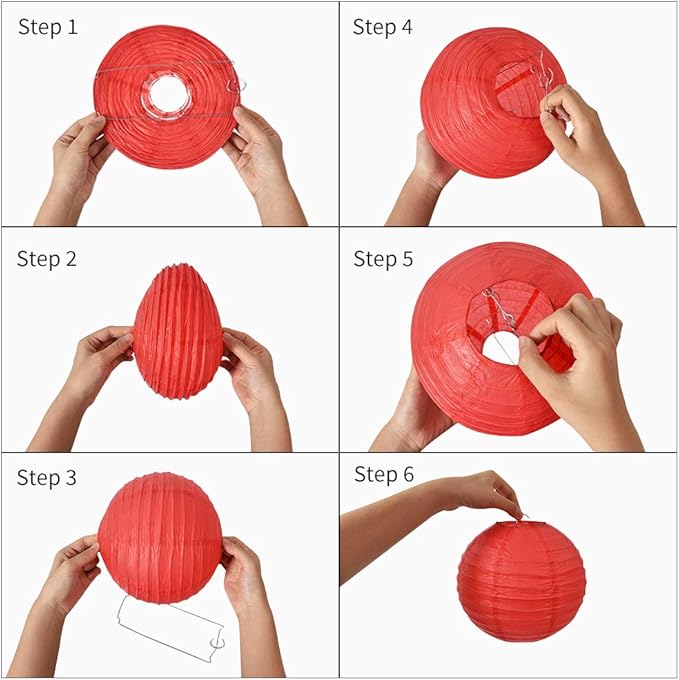 BEISHIDA 12Pcs Purple Black White Paper Lanterns Decorative Chinese/Japanese Hanging Round Paper Lanterns Lamp for Halloween，Birthday, Wedding, Christmas, Bridal,Home Decor, Party Decoration
