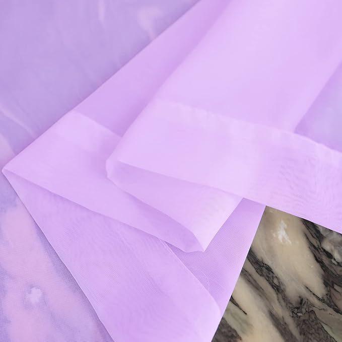 Window Purple Sheer Curtains 60 Inches Width 63 Inches Long 2 Panels Sheer Curtain Clear Curtains Basic Rod Pocket Panel for Home Living Room Bedroom Kids Room Yard Patio Parlor Sliding