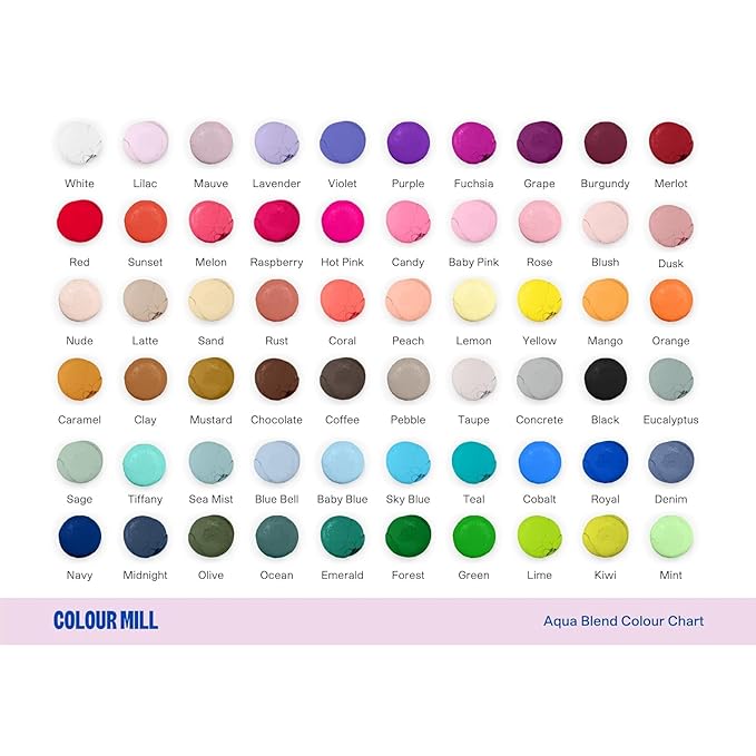 Colour Mill Aqua Blend Food Coloring Liquid – 20ml Food Grade Water Based Natural Food Coloring – Cake Decorating Food Paint for Icing, Cupcakes, Fondant, Cocktails - Lavender