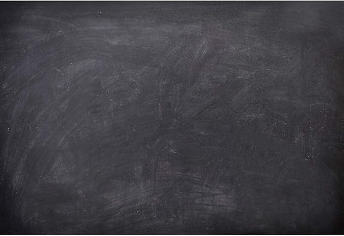 Renaiss 9x6ft Blank Blackboard Backdrop for Photoshoot Man Woman Portrait DIY Chalkboard Photography Background Back to School Banner School Season Photo Booth Props Wedding Teachers` Day Party Decor