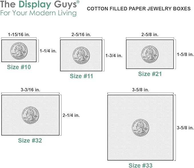 TheDisplayGuys - 25-Pack #53 Kraft Paper Cardboard Gift Boxes/Jewelry Cases w. Cotton Padding & Lid - Rose Gold - (5.4" x 3.9" x 1.0")