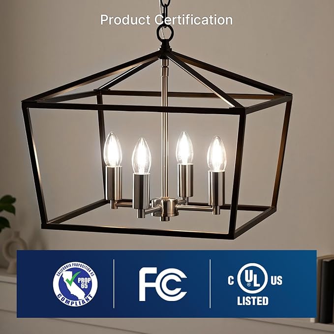 FLSNT B11 E26 LED Chandelier Light Bulbs, 60W Equivalent, 5000K Daylight Dimmable LED Candelabra Bulbs, 550LM, 24 Pack UL,CA65 Listed.