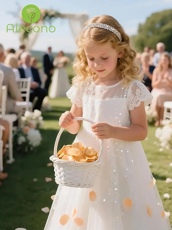 Alecono 𝟰𝟬𝟬𝙋𝙘𝙨 Silk Rose Petals, Fake Champagne Golden Petals for Wedding Proposal Flower Girl Basket, Flower Petals to Throw at Wedding Birthday Party Decoration