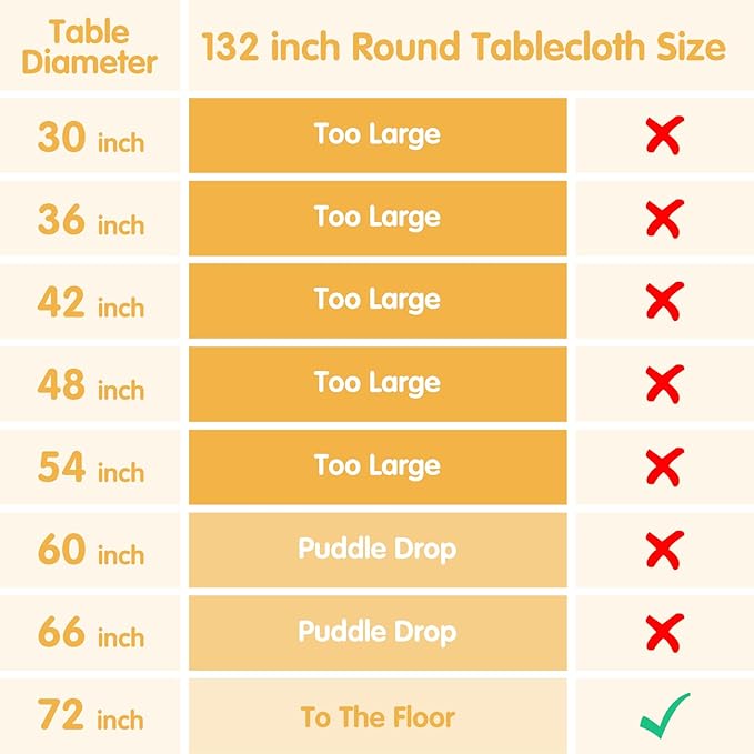 BRILLMAX 6 Pack Navy Blue 132 Inch Round Tablecloths Fit 72" Tables (Floor-Drop) - Circle Bulk Linen Polyester Fabric Washable Cloth Cover for Wedding Reception Banquet Birthday Party Buffet