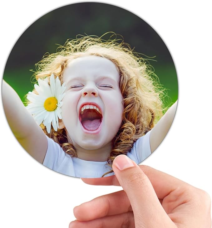 Personalized Custom Stickers for Business Logo Customized Labels with Photo Text Image Make Your Own Vinyl Decals Bulk 50 Pack