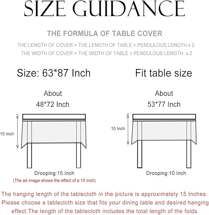 patdrea Designer Vintage Linen Table Cloth for Rectangle Table,Leopard Animal Pattern Soft Breathable Tablecloth,Decor Cover for Kitchen Dining,Christmas,Parties,Thanksgiving,63"x87"-from