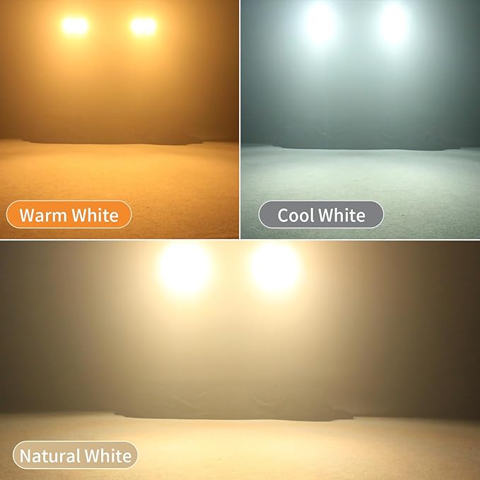 Stage Lights, 4X100W COB Spotlight LED Par Can Retro Lights, 2 in 1 Cool White & Warm White DMX512 Sound Activated Blinder Uplights for Events Parties Wedding Church Concert Studio Show Dance - 6Packs
