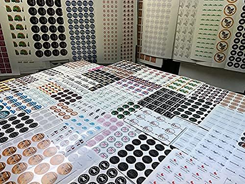 avgrafx 120 Custom Personalized Stickers Labels Vinyl Waterproof Made USA, Any Name,Text, Image, Logo 2" Contour Cut