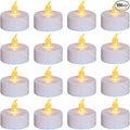 Nancia 100PACK Flameless LED Tea Lights Candles, Realistic and Bright Flickering Long Lasting 200Hours Battery-Powered, Ideal Party, Wedding, Birthday, Gifts Home Decoration Warm Yellow