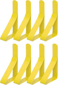 uxcell 8 Pack Tablecloth Clips, Stainless Steel Table Cloth Cover Clamps, 2.95" x 1.77" Windproof Holder Clips for Home Party Picnic Wedding Camping Dining Tables, Yellow