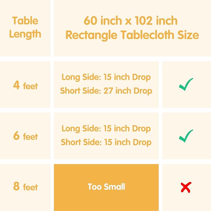 BRILLMAX 10 Pack Ivory Tablecloths for 6 Foot Rectangle Tables 60 x 102 Inch - 6ft Rectangular Bulk Linen Polyester Fabric Washable Cloth Cover for Wedding Reception Banquet Birthday Party