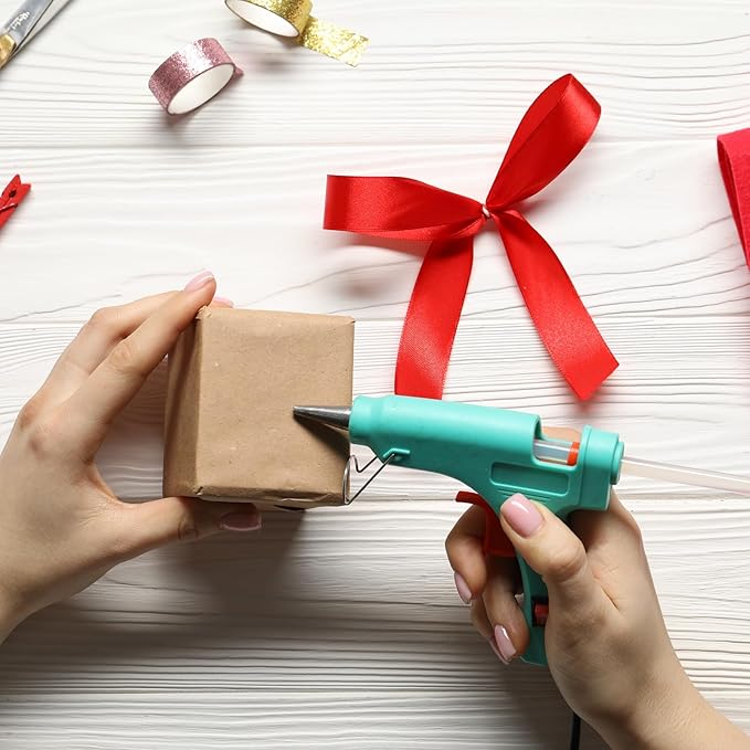 HARFINGTON 10pcs Hot Glue Sticks 0.43" Dia x 5.91" Long EVA Mini Hot Melt Adhesive Glue Stick for Hot Melt Gun Wood Plastic Glass Flowers Fabrics Foam, White