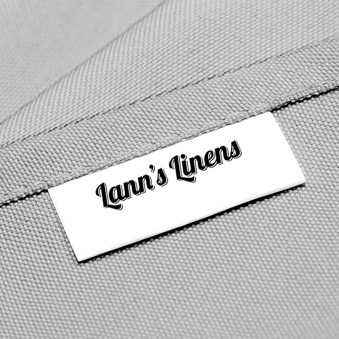 Lann's Linens - 10 Premium 60" x 102" Tablecloths for Wedding/Banquet/Restaurant - Rectangular Polyester Fabric Table Cloths - Silver
