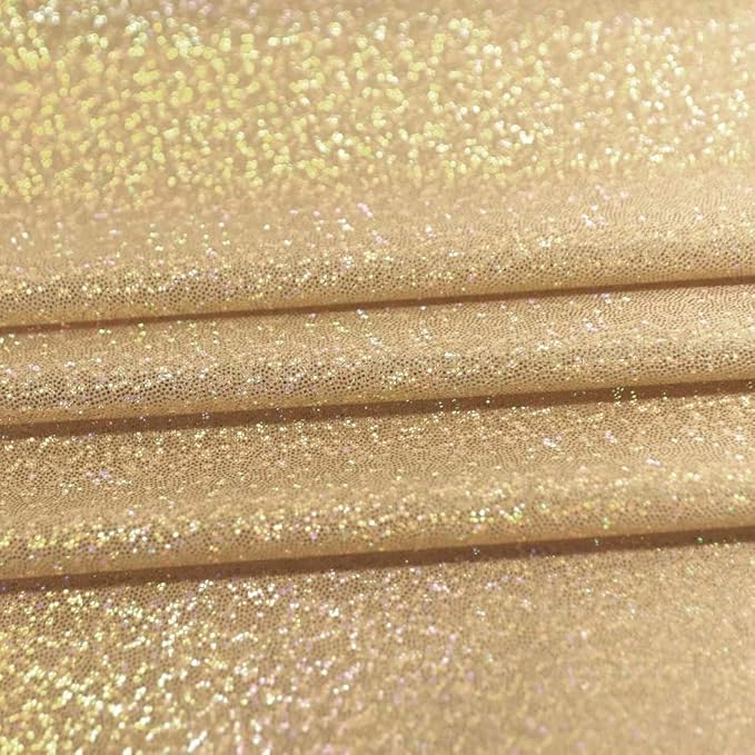 Fitable Sequin Tablecloth for Parties 52x70 Inch - Sparkle Glitter Table Cloth Laser Rectangle Overlay for Wedding Baby Shower Ceremony Birthday Holiday Banquet Decor, Khaki