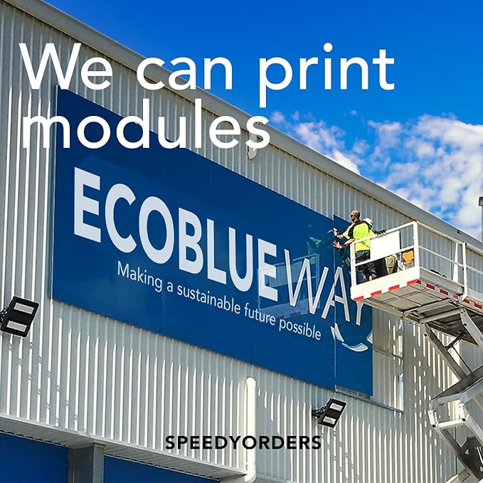 Custom Outdoor Metal Signs - Personalized Aluminum Business Signs, Waterproof, White (Yellow Background, 12x8 In)