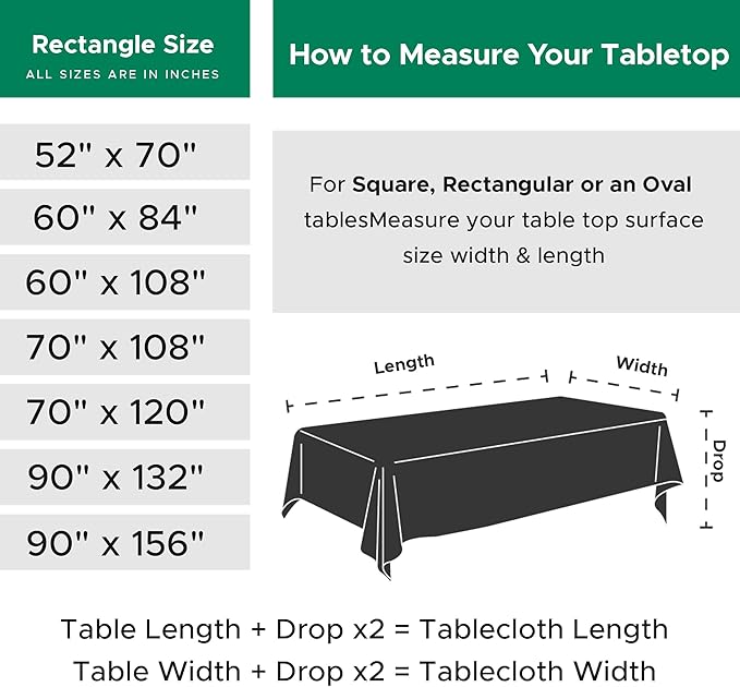 Biscaynebay Textured Fabric Christmas Tablecloths 70x108 Inches Rectangular, Red Water Resistant Table Cloths for Dining, Kitchen, Wedding and Parties, Machine Washable