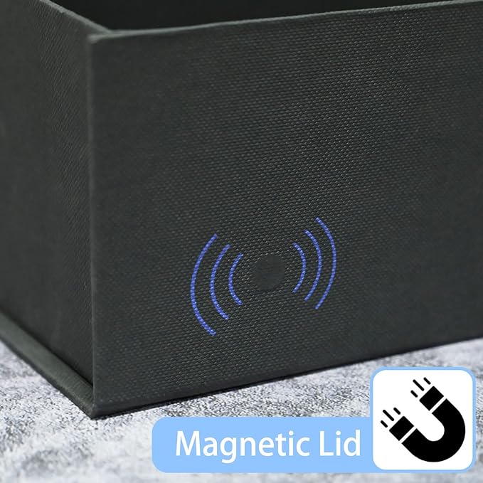 LIFELUM Magnetic Gift Boxes 2 Pack 13.5 x 10 x 4 Elegant Graduation Gift Boxes for Presents Groomsmen Box with Ribbon, Card, Shredded Paper Filler