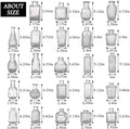 Bud Vases in Bulk 24, Small Vase for Flowers, Glass Vase for Centerpieces, Small Flower Vases for Centerpieces, Mini Vases, Vintage Vase, Clear Bud Vases for Wedding Table Decor