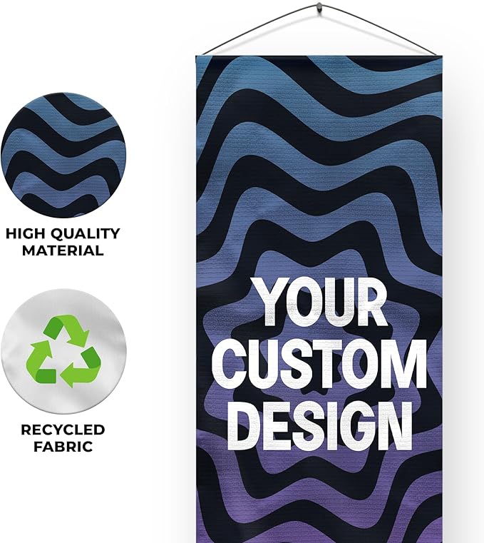 DreamController Custom Hanging Canvas Wall Art Decor(16" X 35" Set of 1) I Customize your Canvas Picture Banner Ready to Hang for Bedroom, Livingroom & Office | Made in USA | Fast delivery | HD Print
