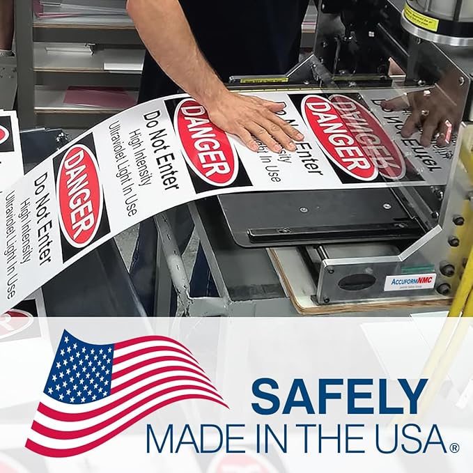 Custom OSHA Style Notice Sign 10" x 14" Aluminum Sign, Customizable "Your Text Here", by AccuformNMC Made in USA