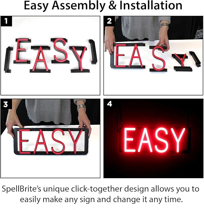 SpellBrite ICE COLD BEER Sign | Beer-Related Sign with Neon Look, Green LED Light Source | 16.8" x 23.8"