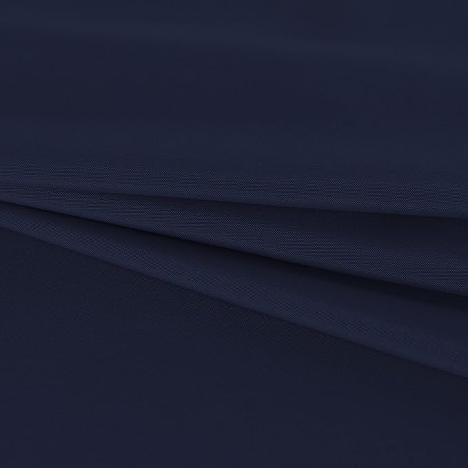 Fitable Rectangle Tablecloth Stain and Wrinkle Resistant Washable Polyester Table Cloth for Buffet Parties and Camping (54x78 inch, Navy Blue)