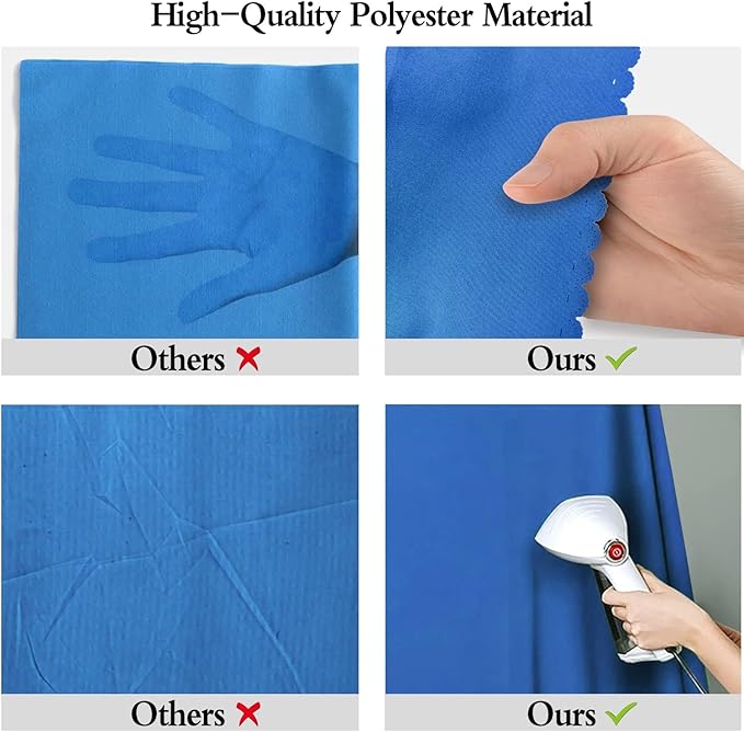 10x20FT Royal Blue Screen Backdrop for Photography, Large High Density Blue Photo Background