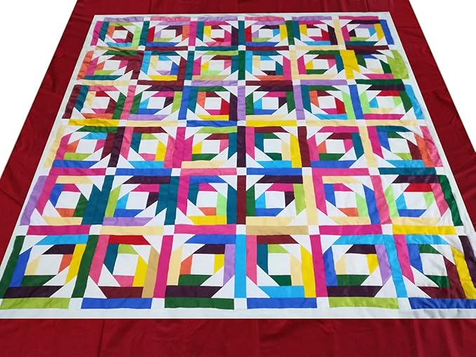 25 PCS 8" x 8" Precut Multi-Colors Cotton Fabric Squares Fabric Bundles for Sewing & Quilting Beginners