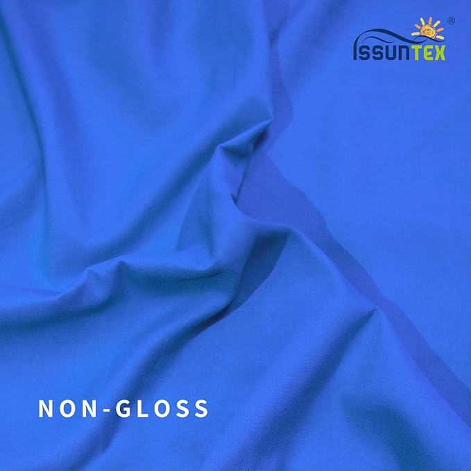 ISSUNTEX 5X7 ft Background Muslin Backdrop, Photo Studio, Collapsible High Density Screen for Video Photography and Television-Blue